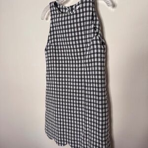 Lisa Marie Fernandez checkered black and white a-line dress